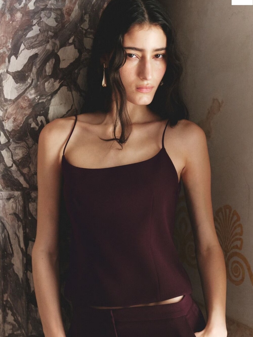 Mango SEALED! NWT! Plain Strapless Top in Maroon. Sz XS. R2S!